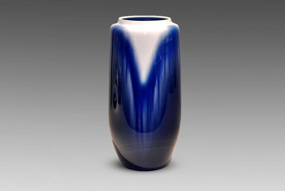 Jar - Loulan, 2010 Porcelain with vivid colored glaze (yôsai) 17 × 8 1/2 in (43.2 × 21.6 cm)