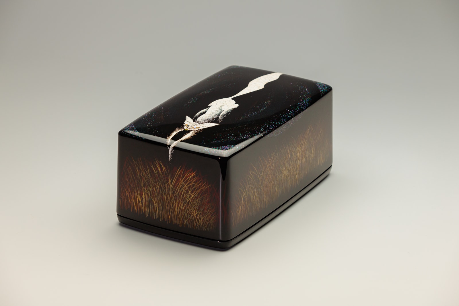 Suzutani Toyoshi, Caddy for Leaf Tea, “Silver Fox”, 2015