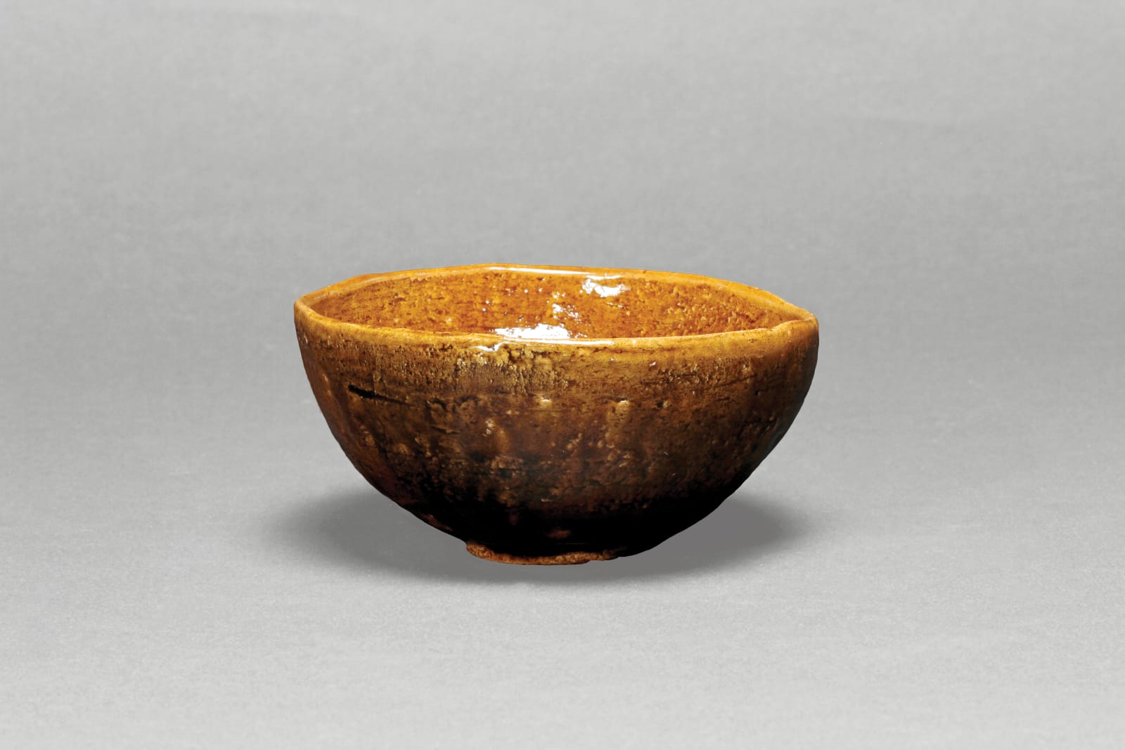 Ōhi Chōzaemon Toyasai X , Ohi Amber Tea Bowl