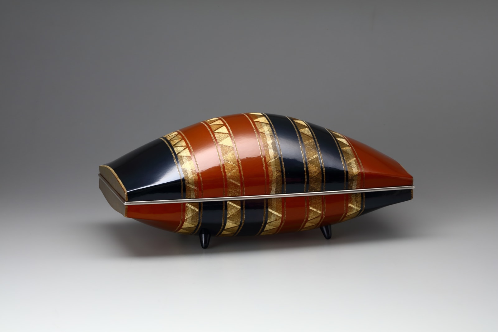 Tanaka Terukazu, Stripe Patterned Box, 1997
