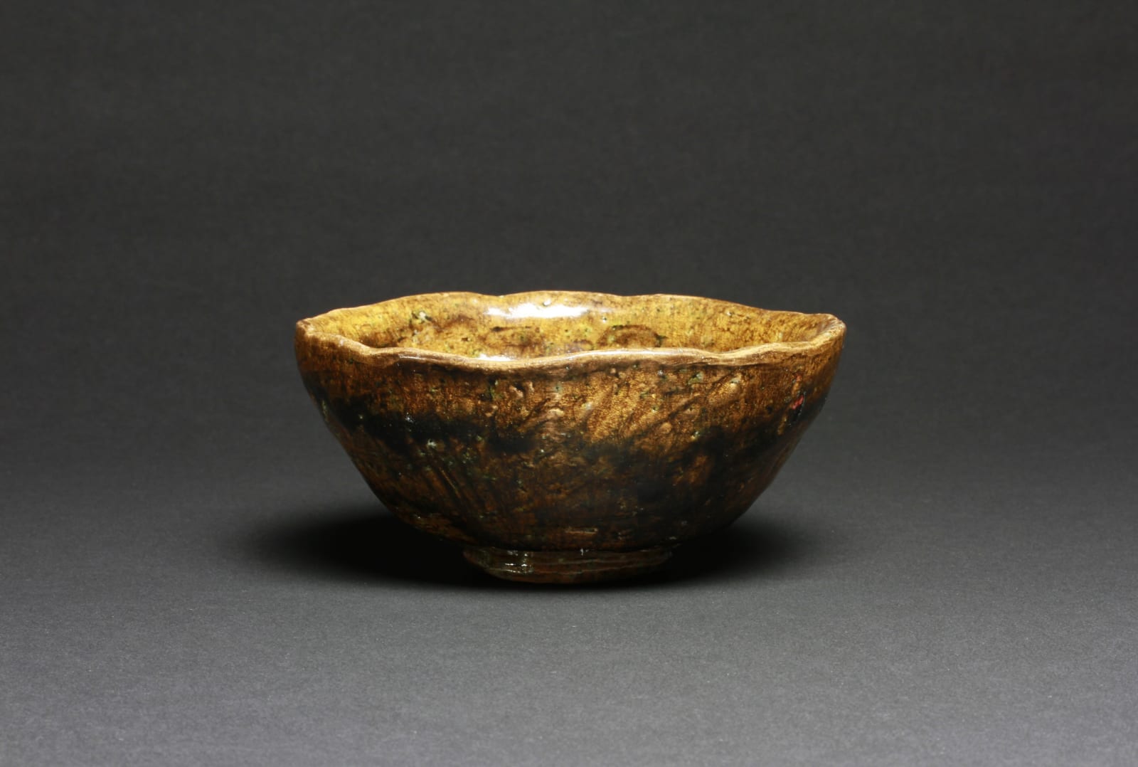 Ōhi Chōzaemon Toyasai X , Ohi Amber Tea Bowl 02, 2013