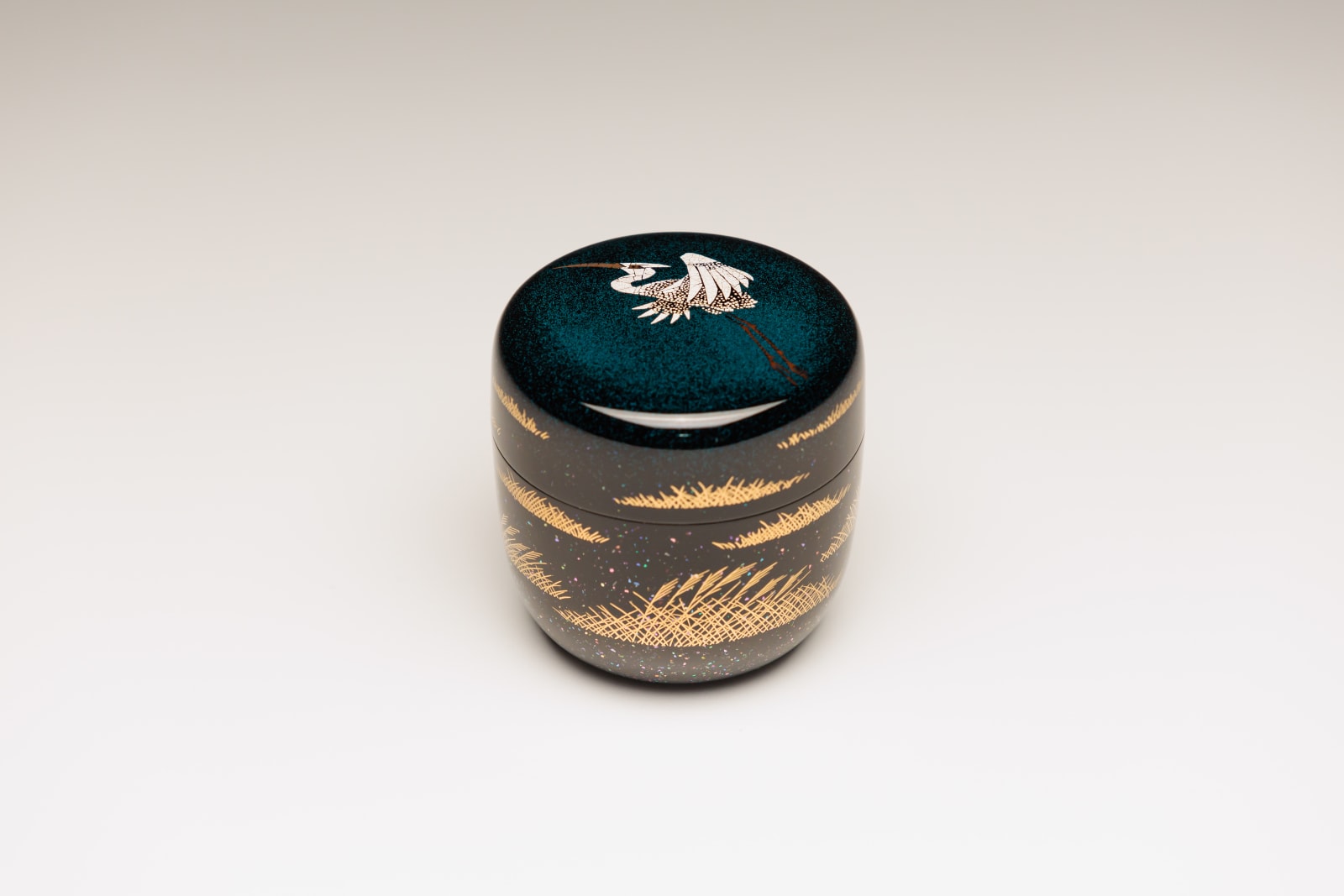 Suzutani Toyoshi, Tea Caddy, “Heron”, 2019