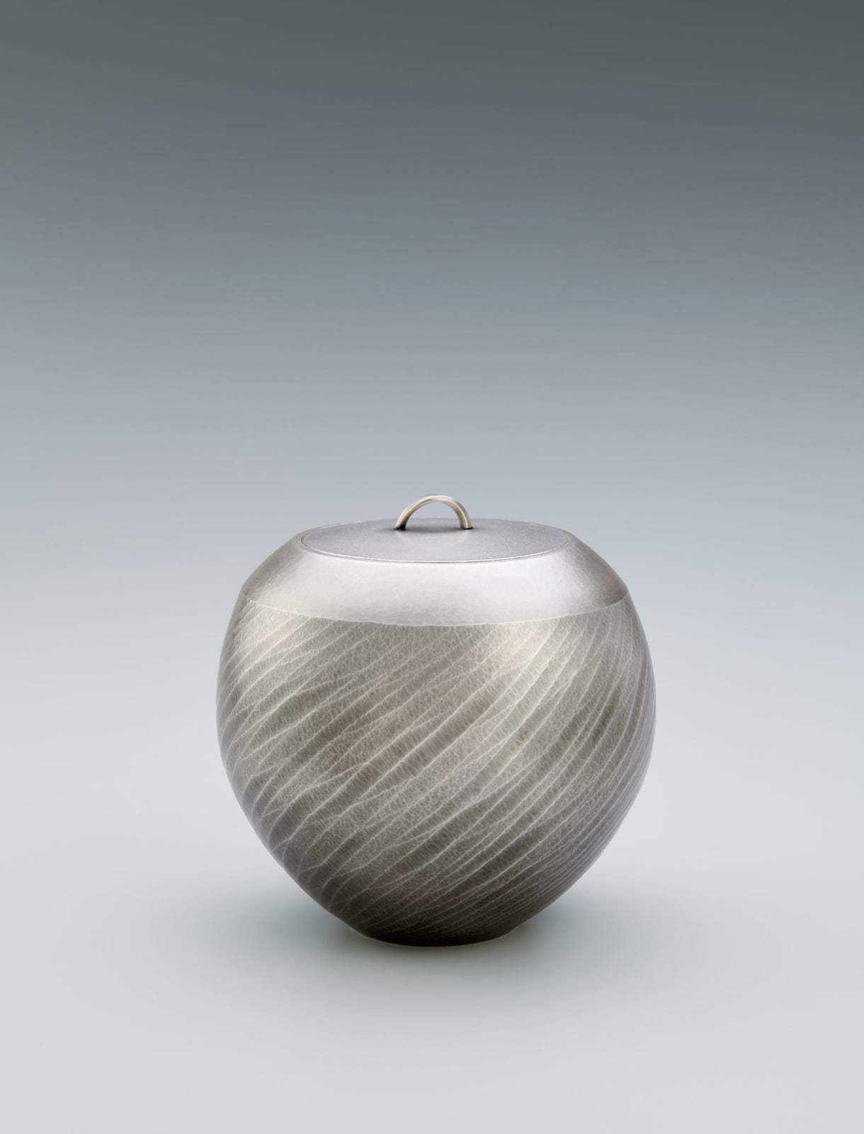 Hagino Noriko, Uchidashi Silver Water Jar 03, 2022