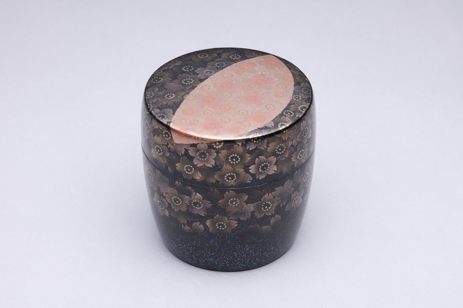 Suzutani Toyoshi, Caddy for Leaf Tea, “Hazy Moonlit Night” , 2024