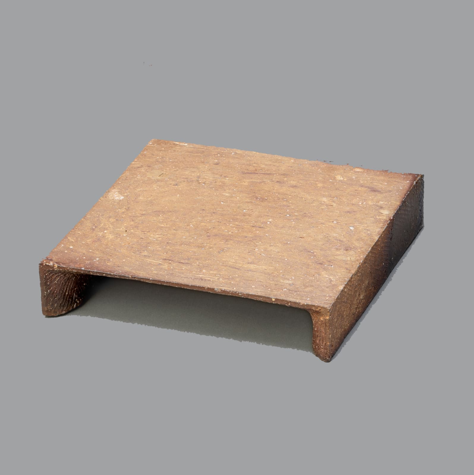 Kondo Masahiko , Bizen Plate Stand: Square, 2023