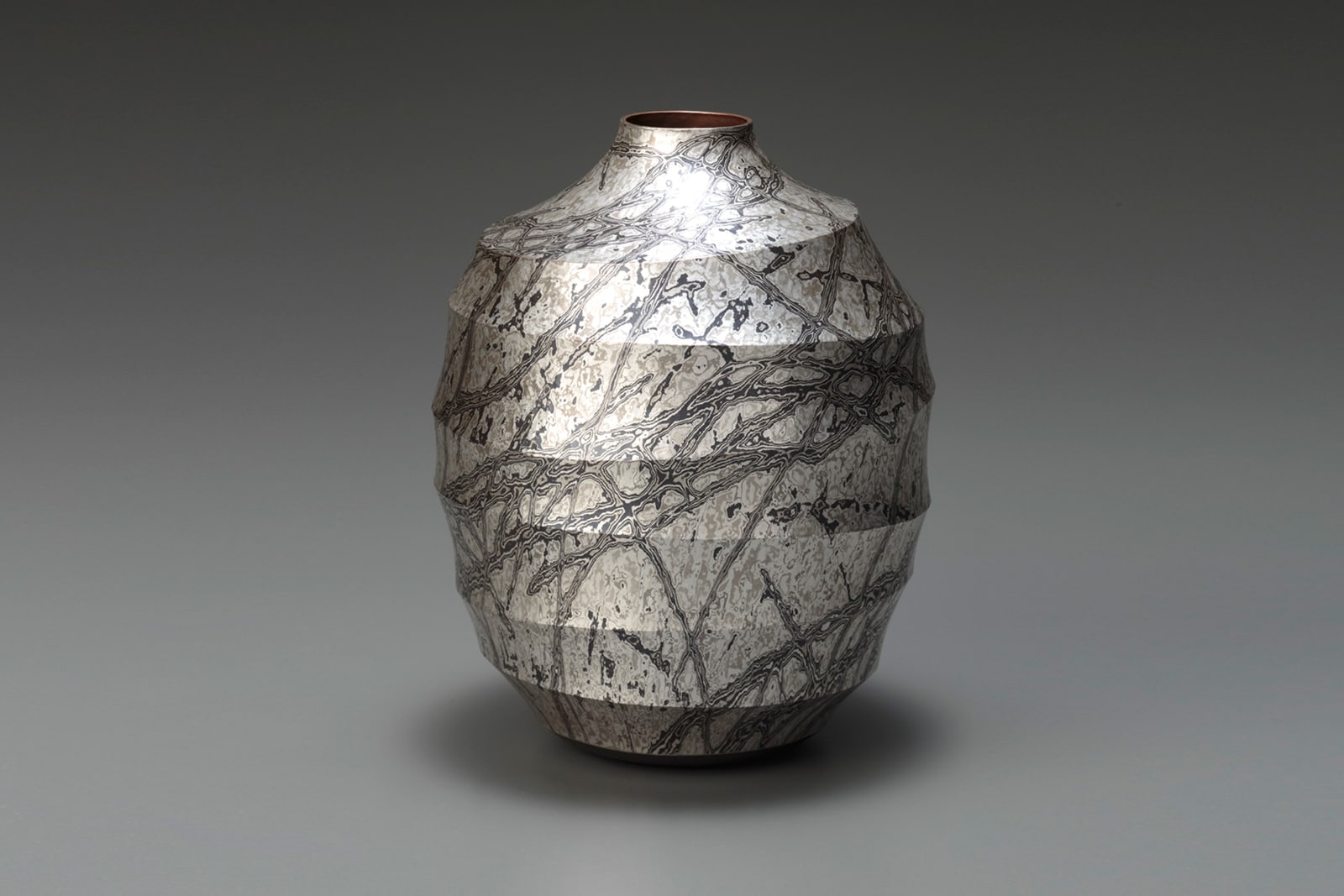 Sako Ryuhei, Mokume-gane Vase, 2013