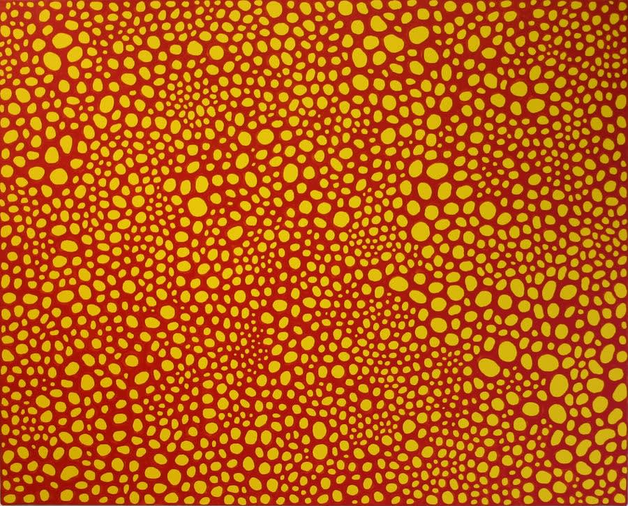 YAYOI KUSAMA Dots Infinity - OQOT 1998 80.3 x 100cm