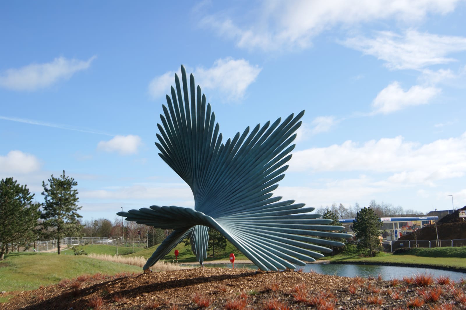 Charlotte Mayer Truning Monumental in situ at Bicester Office Park.