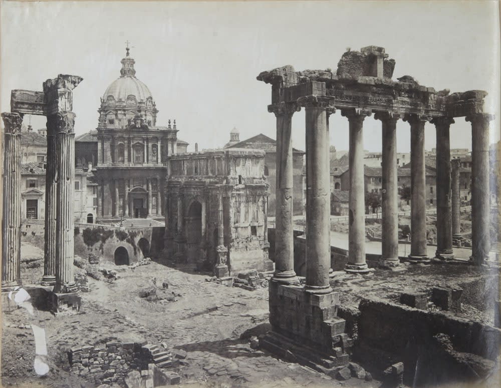 Rome seen by painters - photographers of the second half of the 19th century