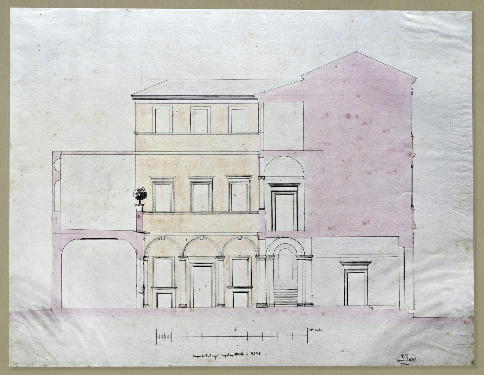 Disegni di architetture romane (1795 - 1877)