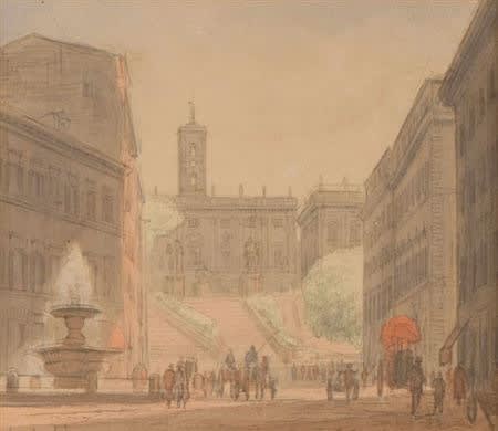 Vito LOMBARDI, Aracoeli square at Rome