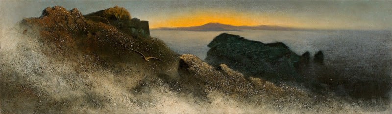 Karl Wilhelm DIEFENBACH, Dawn over Monte Solaro on Capri