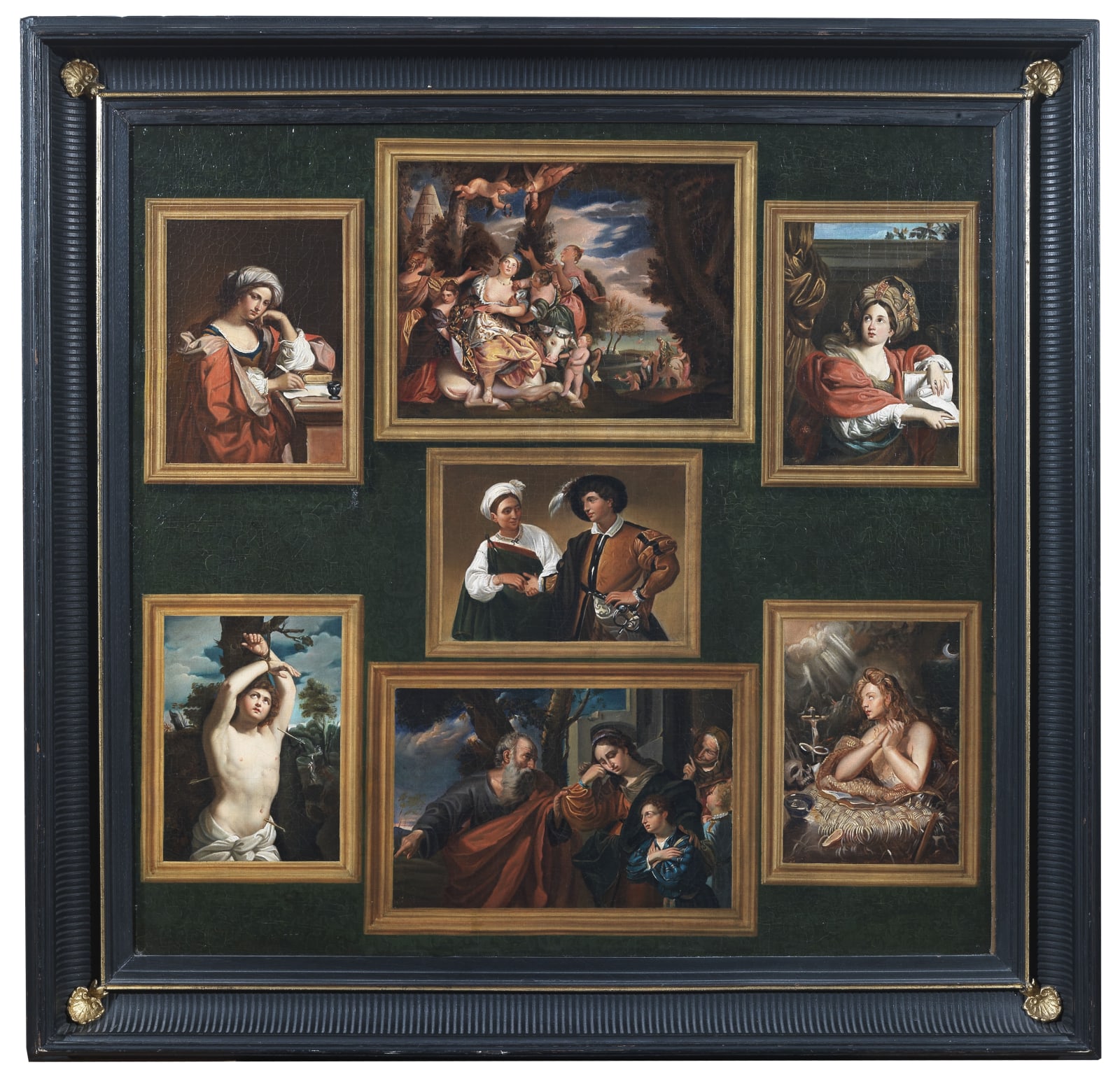 Italian Artist Composition Of Paintings Of The Musei Capitolini