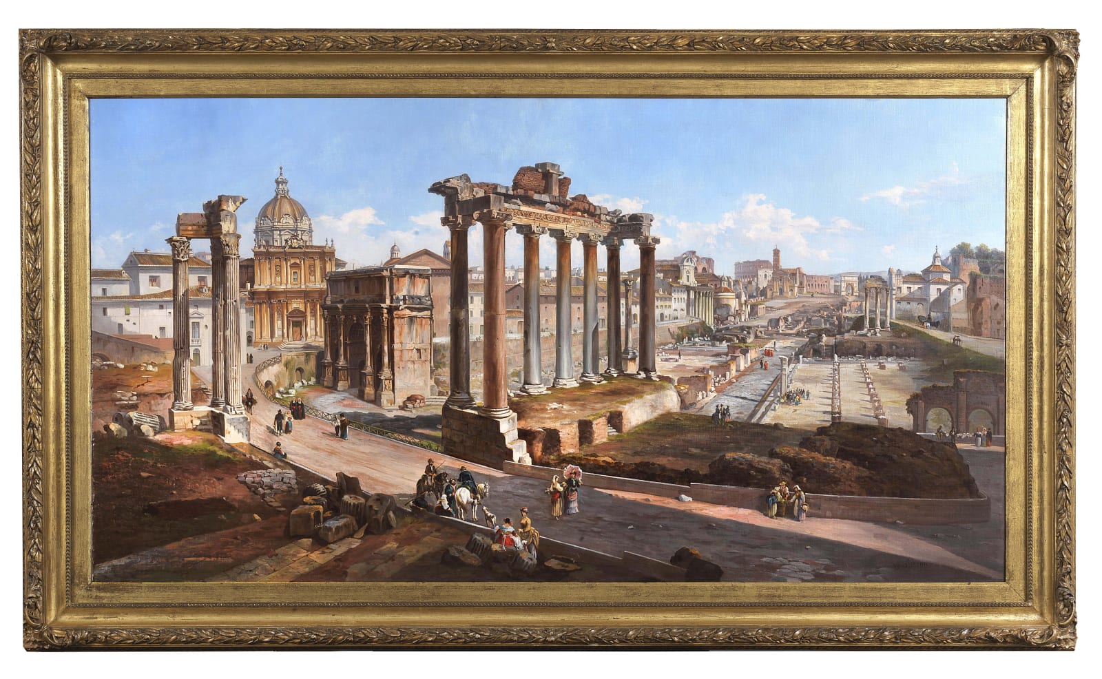 Vincenzo GIOVANNINI , Roman forums , 1884