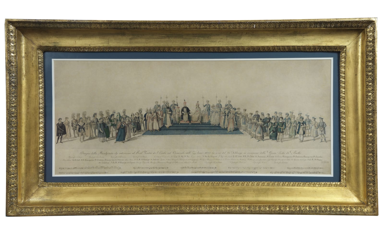 Gennaro MALDARELLI, Masked Ball held at the Real Teatro di S. Carlo in Naples during the Carnival celebrations of 1827