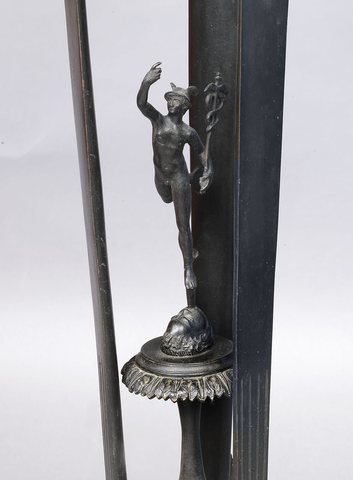 CHIURAZZI Workshop, Burnished and patinated bronze tripod