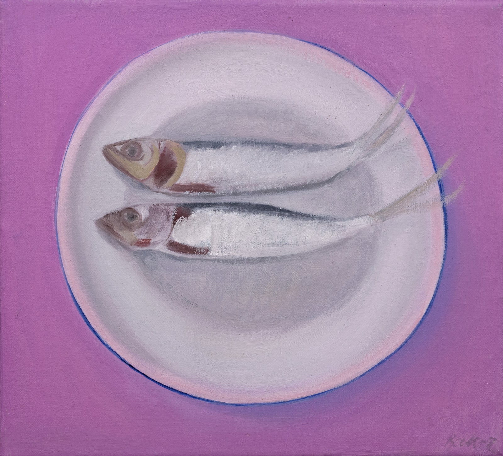 Haidee Becker, two sardines, 2025