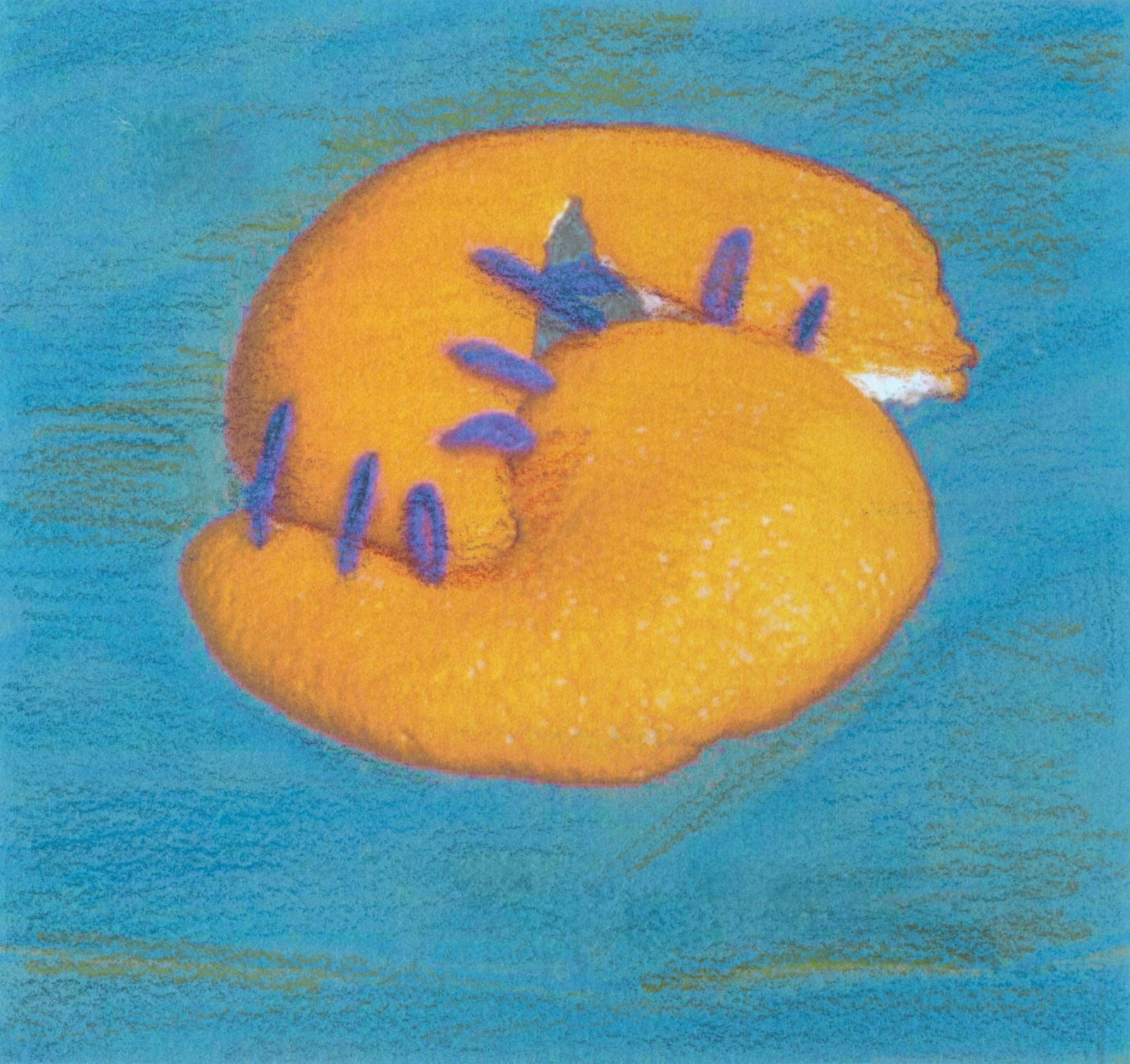 Pamela Davis Kivelson, #56 Orange Negitive Curvature 2, 2020