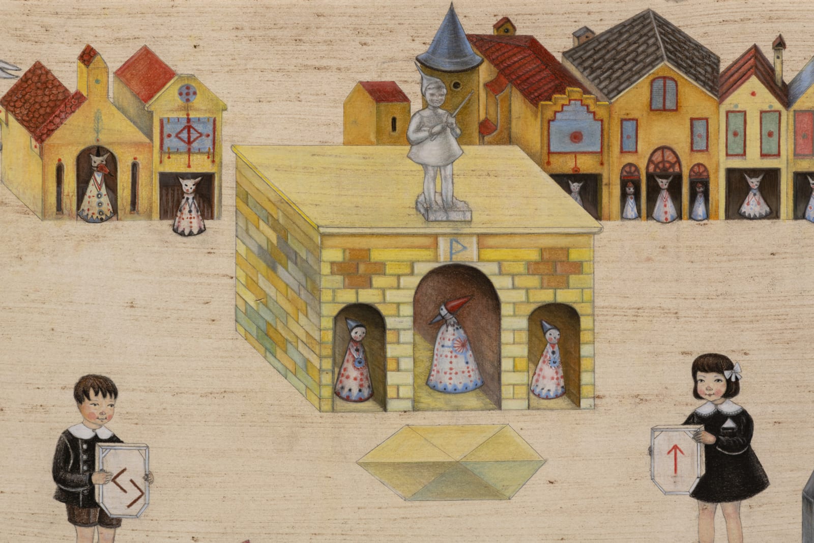 Yusa Yalcintas, golden door (detail), 2022