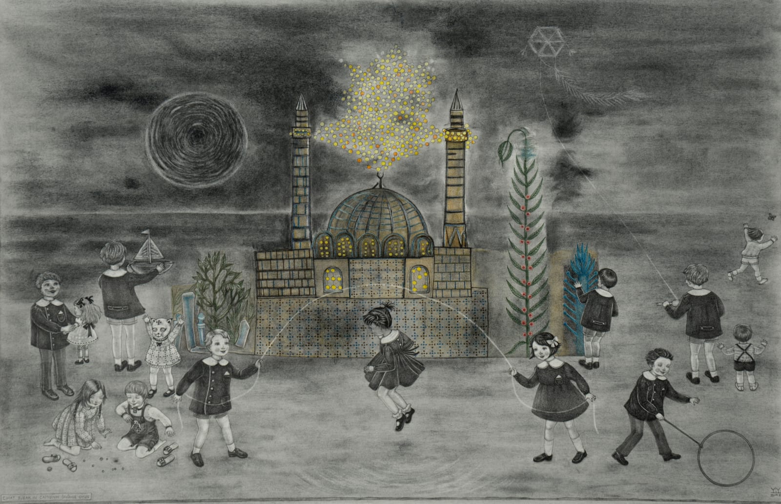 Yusa Yalcintas, blind wall mosque , 2021