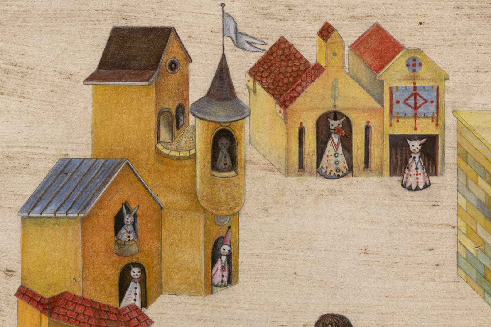 Yusa Yalcintas, Golden Door (detail), 2022