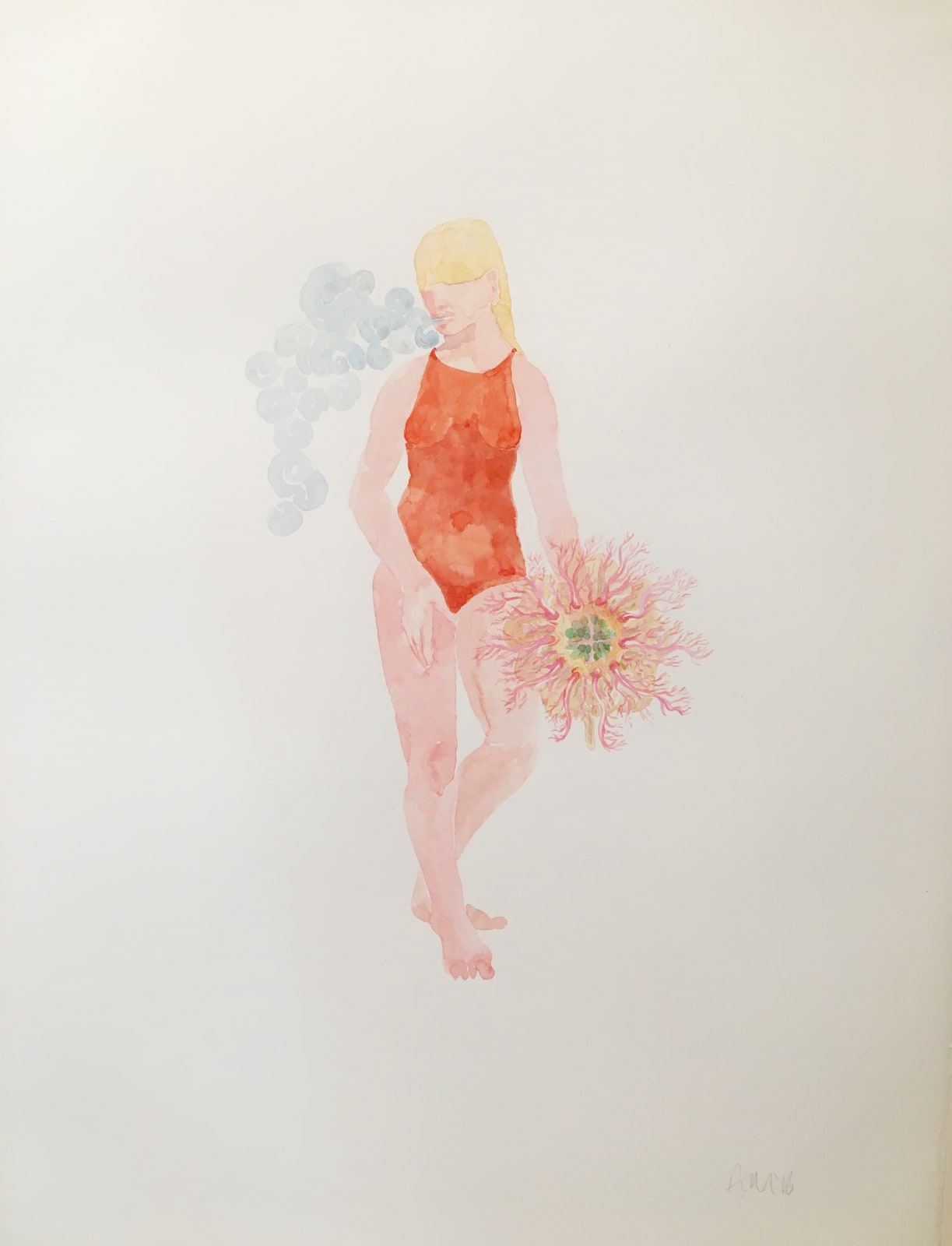 Alice Maher, From the series The Glorious Maid of the Charnel House, Zephyr, 2016