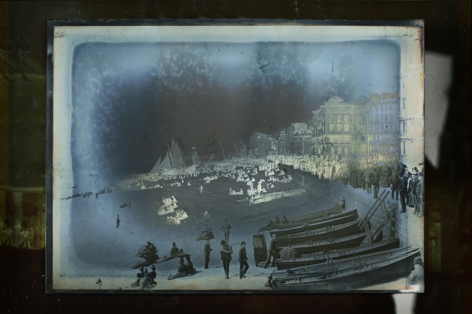 Tessa Traeger, From the series Chemistry of Light, No.41, Bank Holiday Crowd, 2014