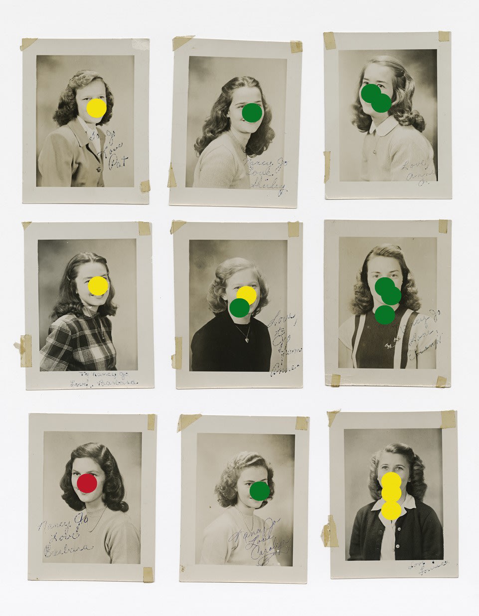 Edgar Martins, From the series What Photography has in Common with an Empty Vase, All the girlfriends I have had, 2020