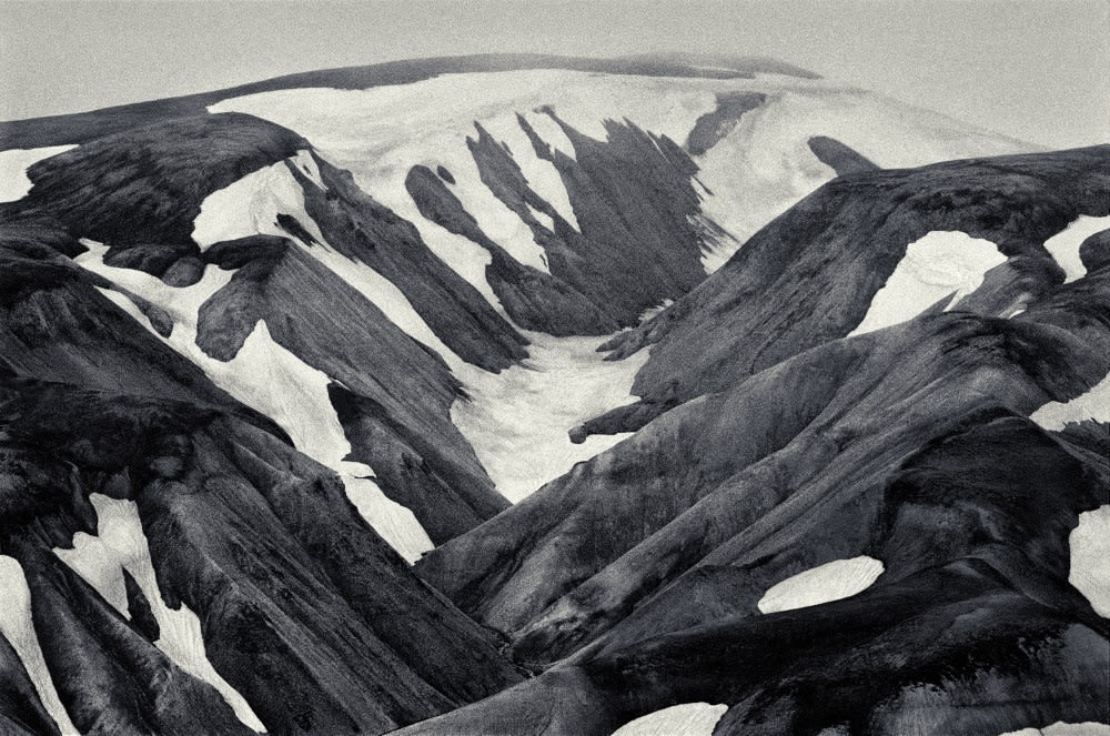 Joakim Eskildsen, From the series Nordic Signs, Mountain III, 1992