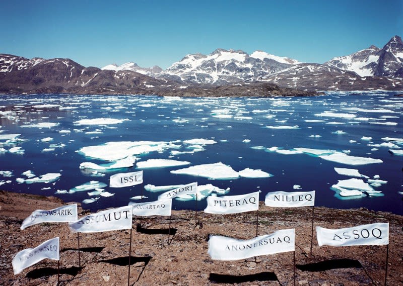 Jorma Puranen, From the series Language is a Foreign Country, Wind Words, 1999