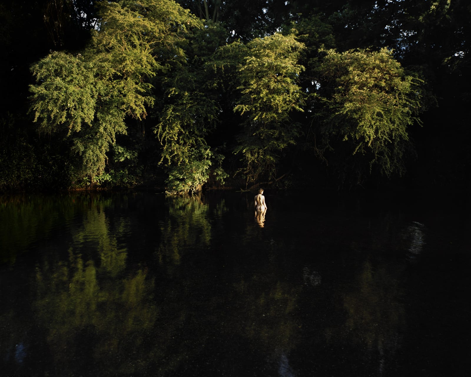 Tom Hunter, From the series Figures in a Landscape, Hackney Marshes, 2017