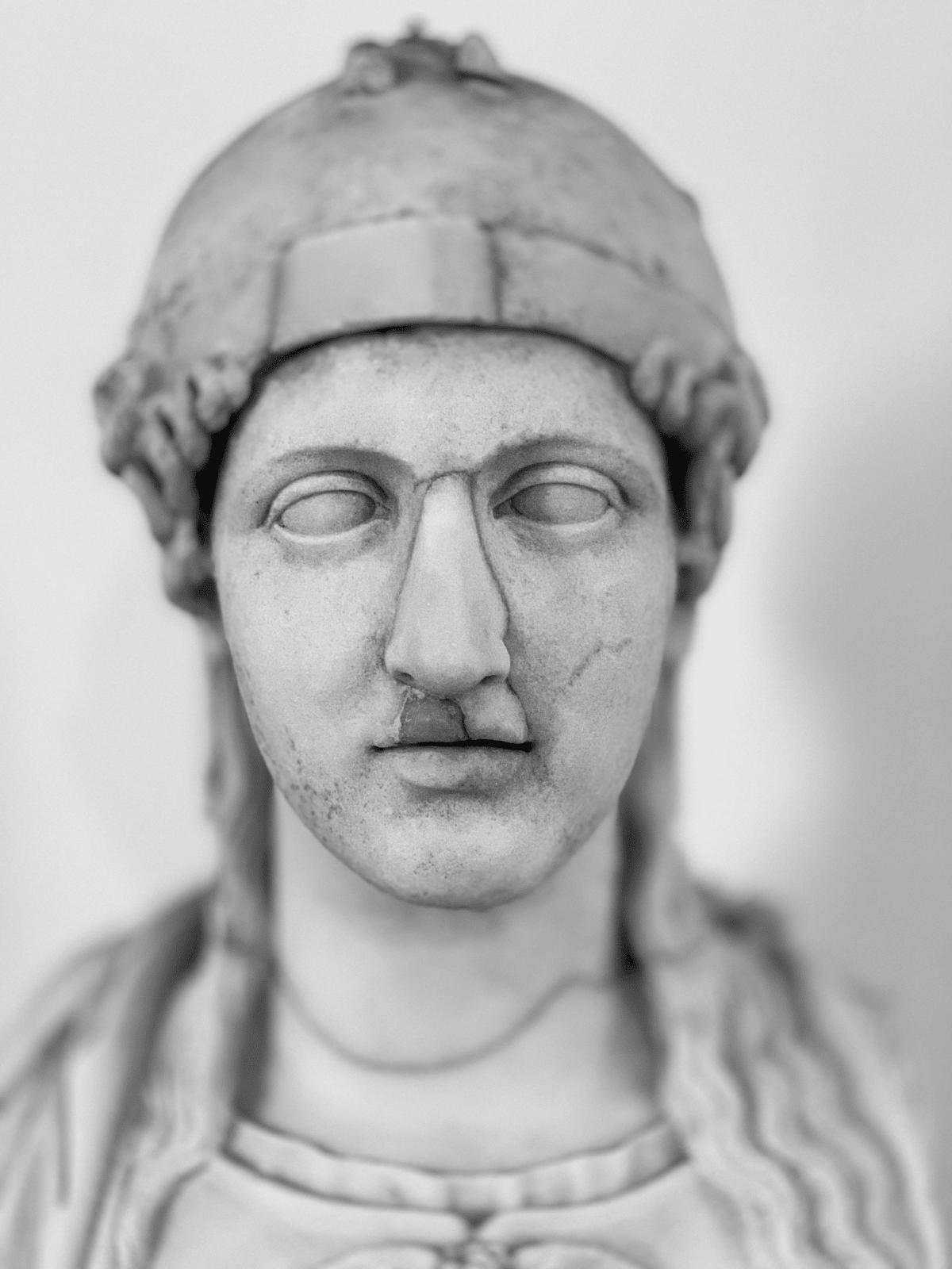 Diana Matar, From the series Tête à Tête, No.6 Athena Parthenos, 2019