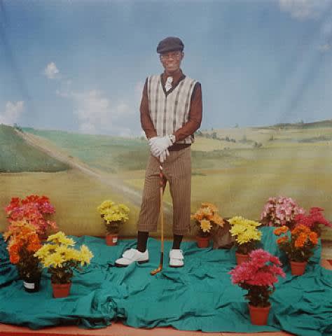 Samuel Fosso, From the series Tati, Le Golfeur, 1997