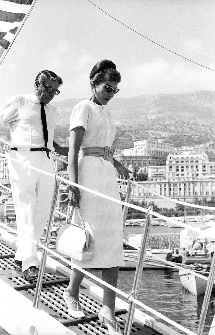 Edward Quinn, Aristotle Onassis & Maria Callas, Monaco, 1959