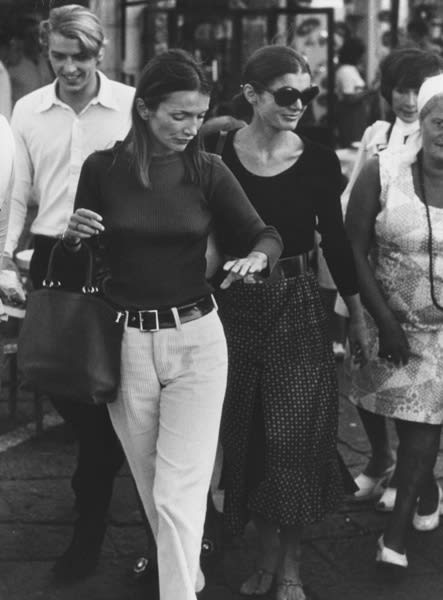 Ron Galella, Lee Radziwill & Jackie Onassis, Capri, 1970