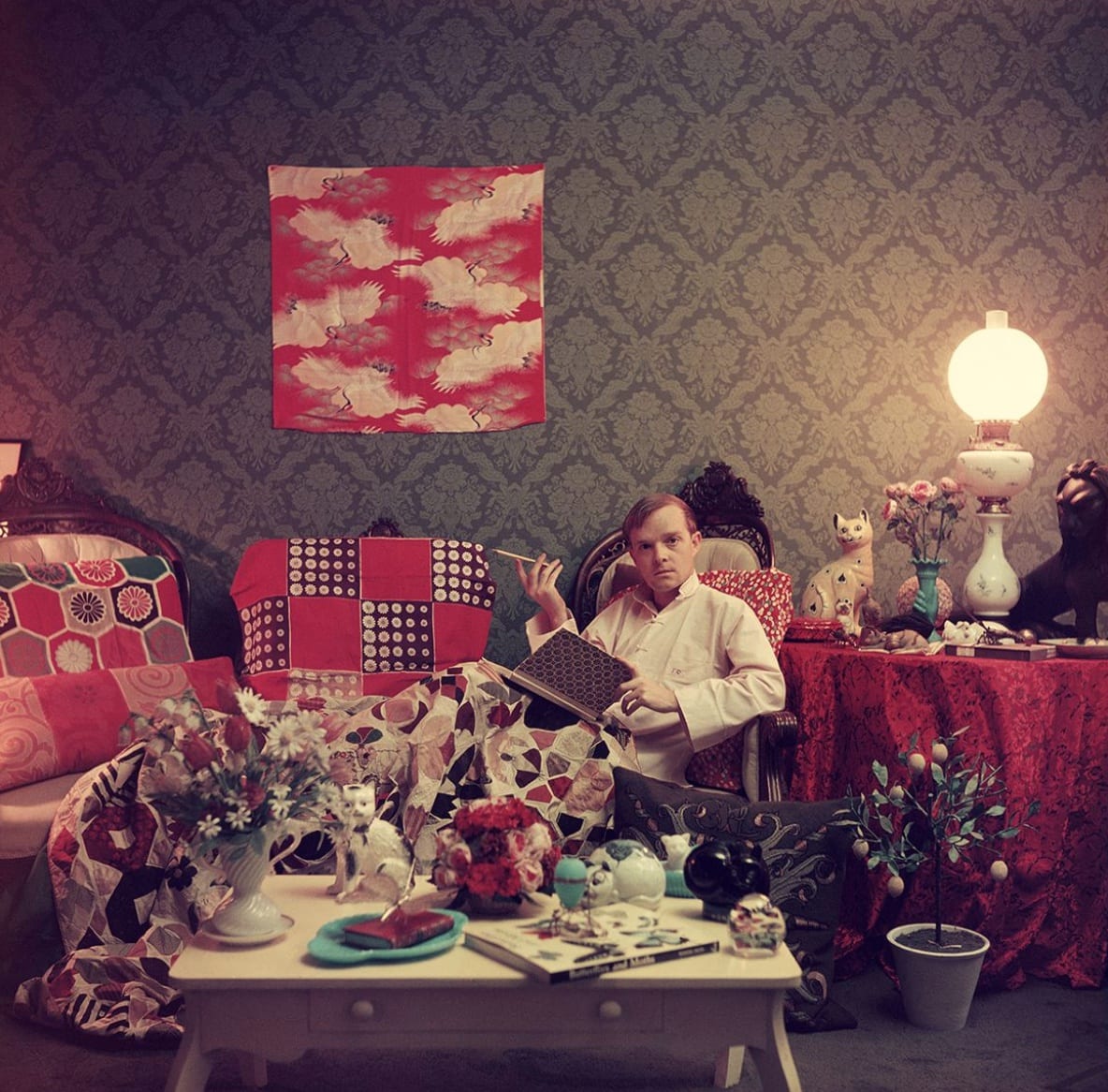 Slim Aarons, Truman Capote, Brooklyn Heights, New York, 1950s