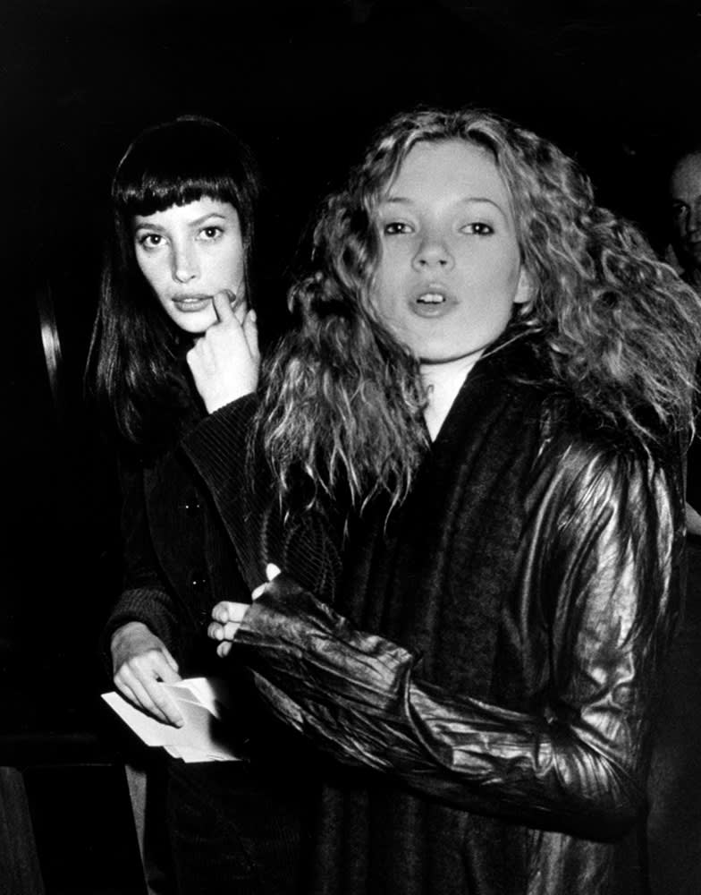 Ron Galella, Christy Turlington & Kate Moss, New York, 1993