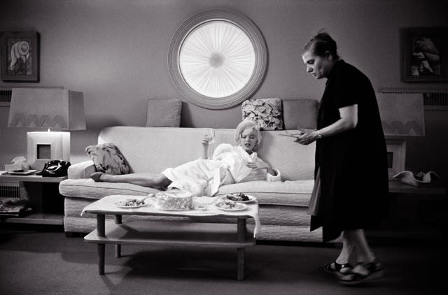 Lawrence Schiller, Marilyn Monroe with Paula Strasberg, 1962