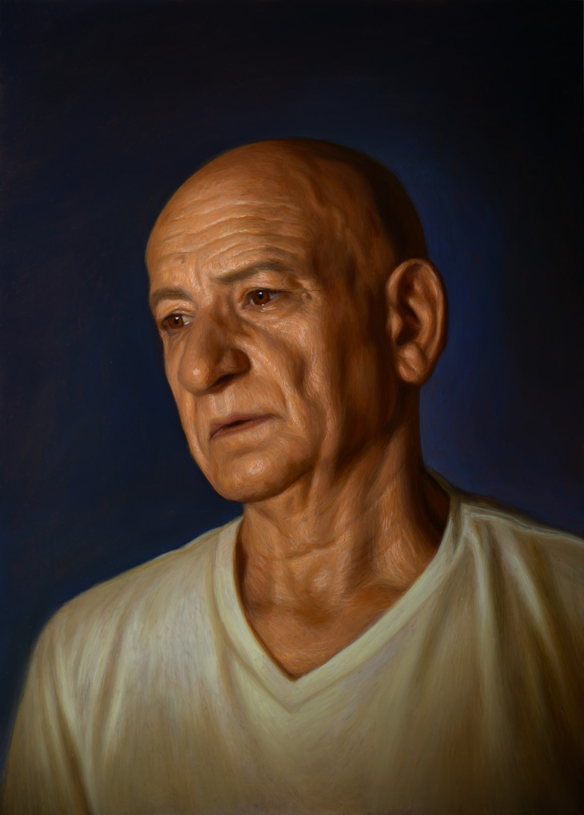 Study for portrait of Sir Ben Kingsley
