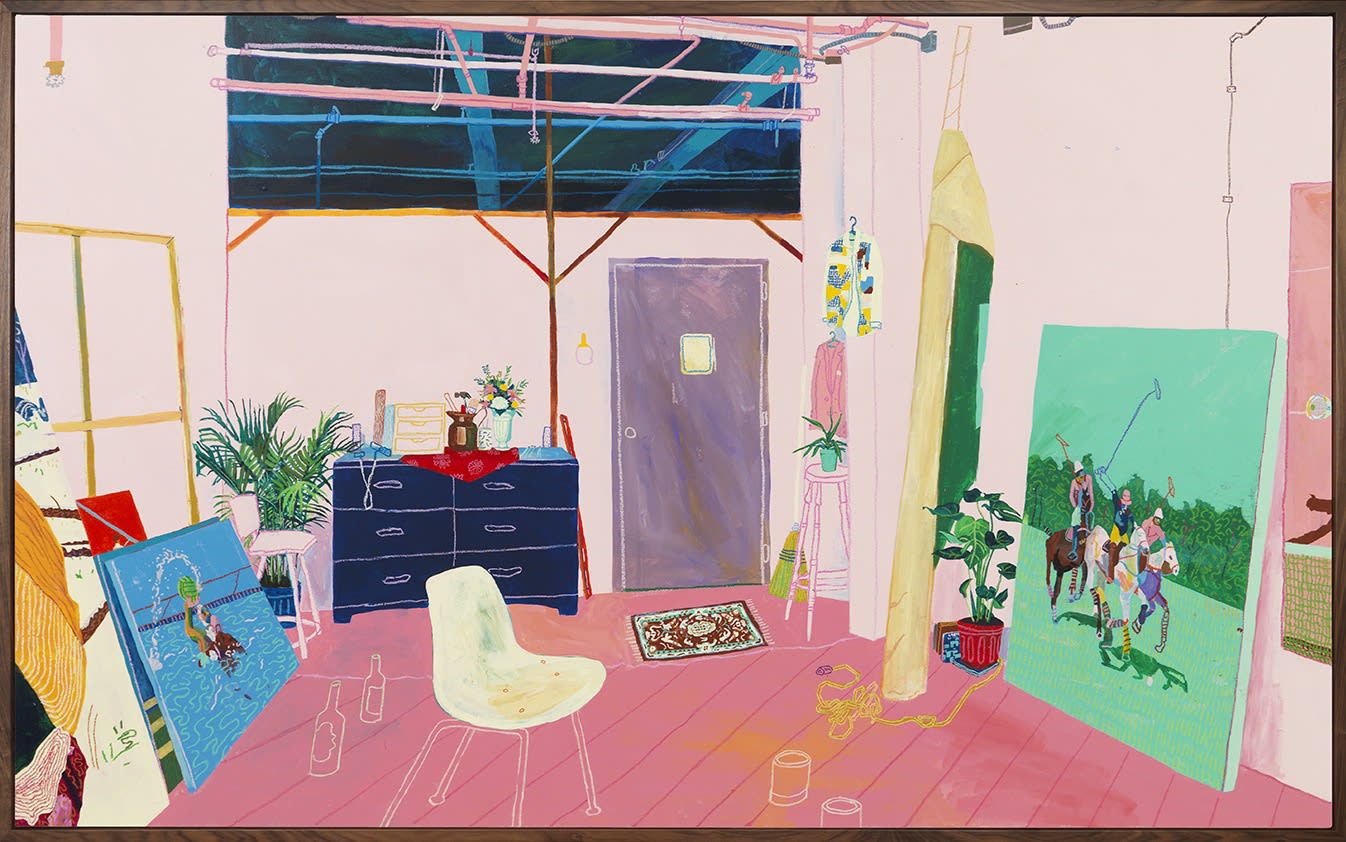 Andy Dixon, New York Studio (After Matisse and Yanai), 2015
