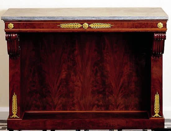 Jacob-Desmalter, An Empire gilt console by Jacob-Desmalter et Cie. , Paris, date circa 1820-25
