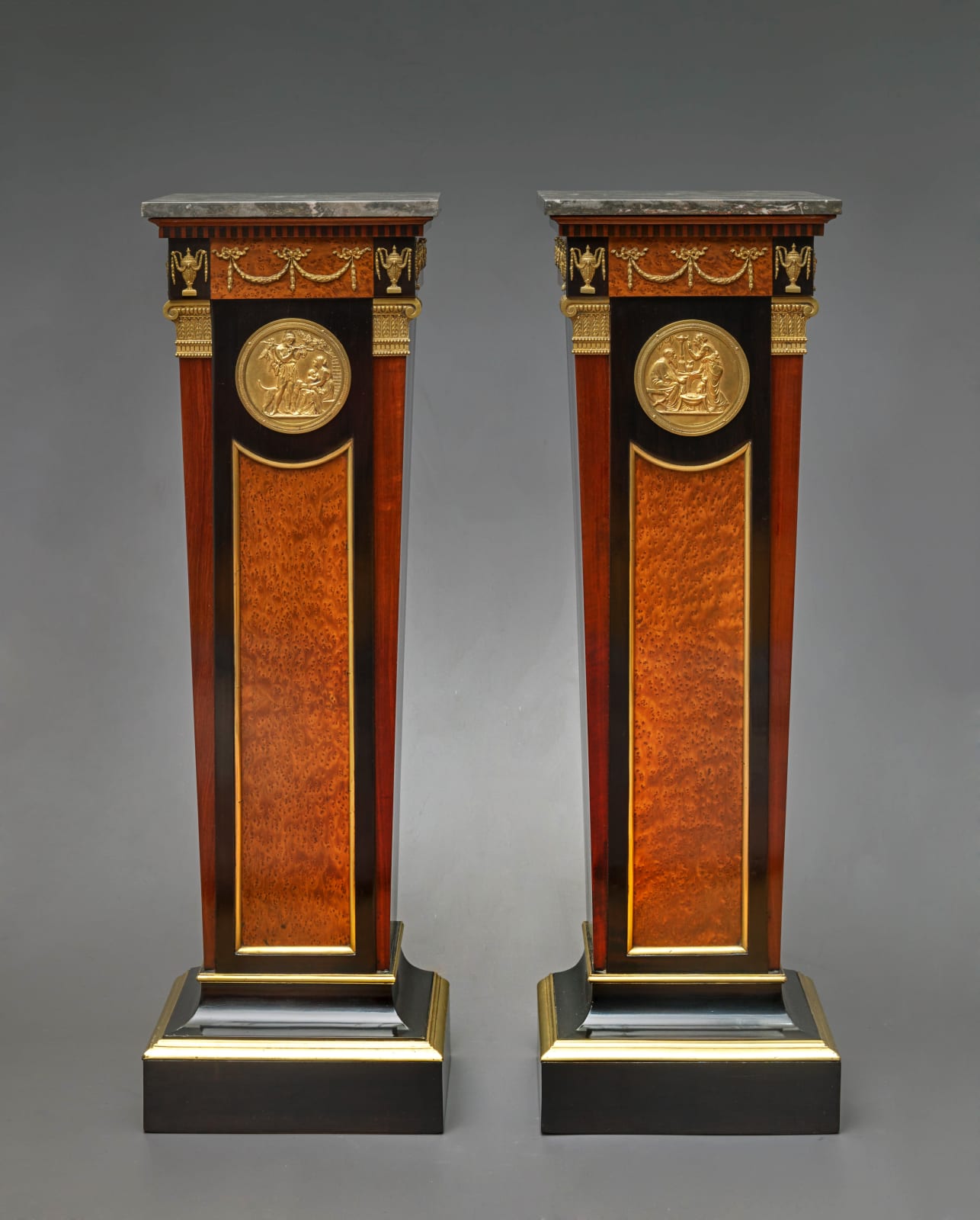 Unknown, A pair of Louis XVI styled columns, , Paris date circa 1860