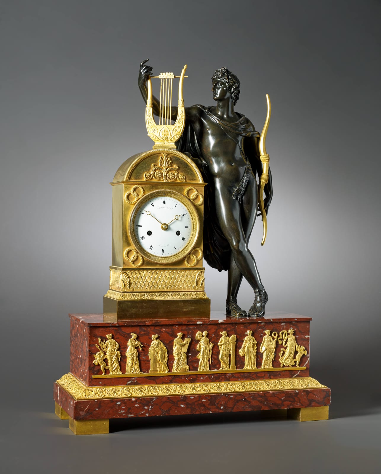 Louis Moinet , An Empire figural clock by Moinet, Paris, date circa 1825-30