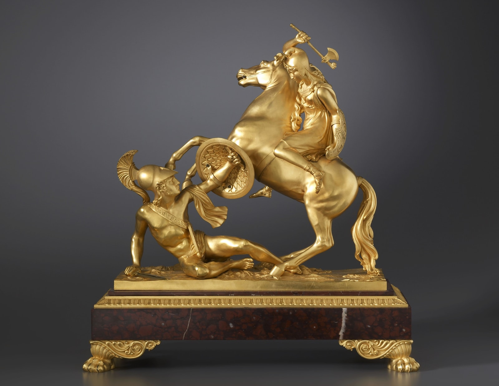 Unknown, An Empire statuette portraying an Amazonomachy scene, Paris, date circa 1815