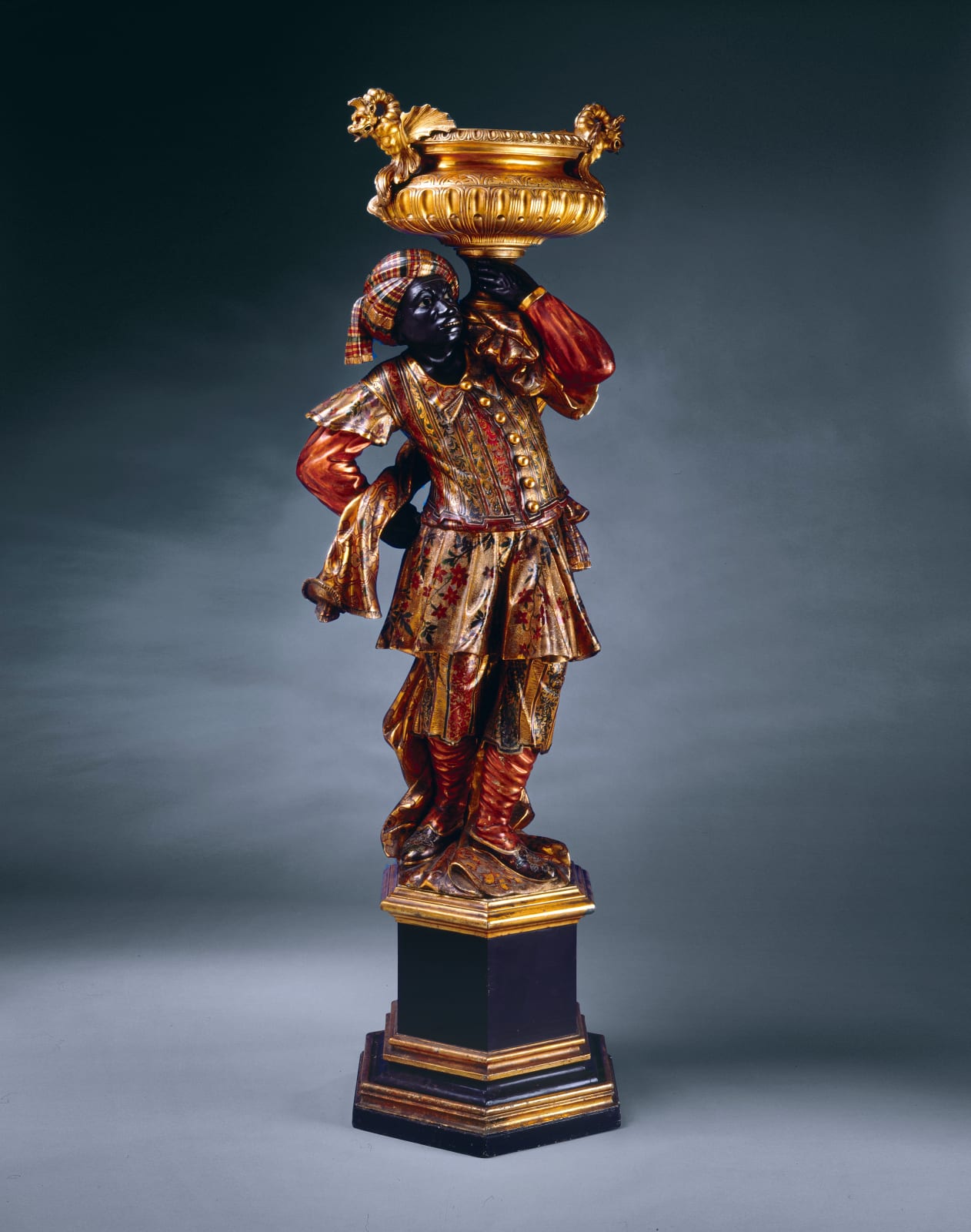 Unknown, A pair of Blackamoors, North Italy, date circa 1860