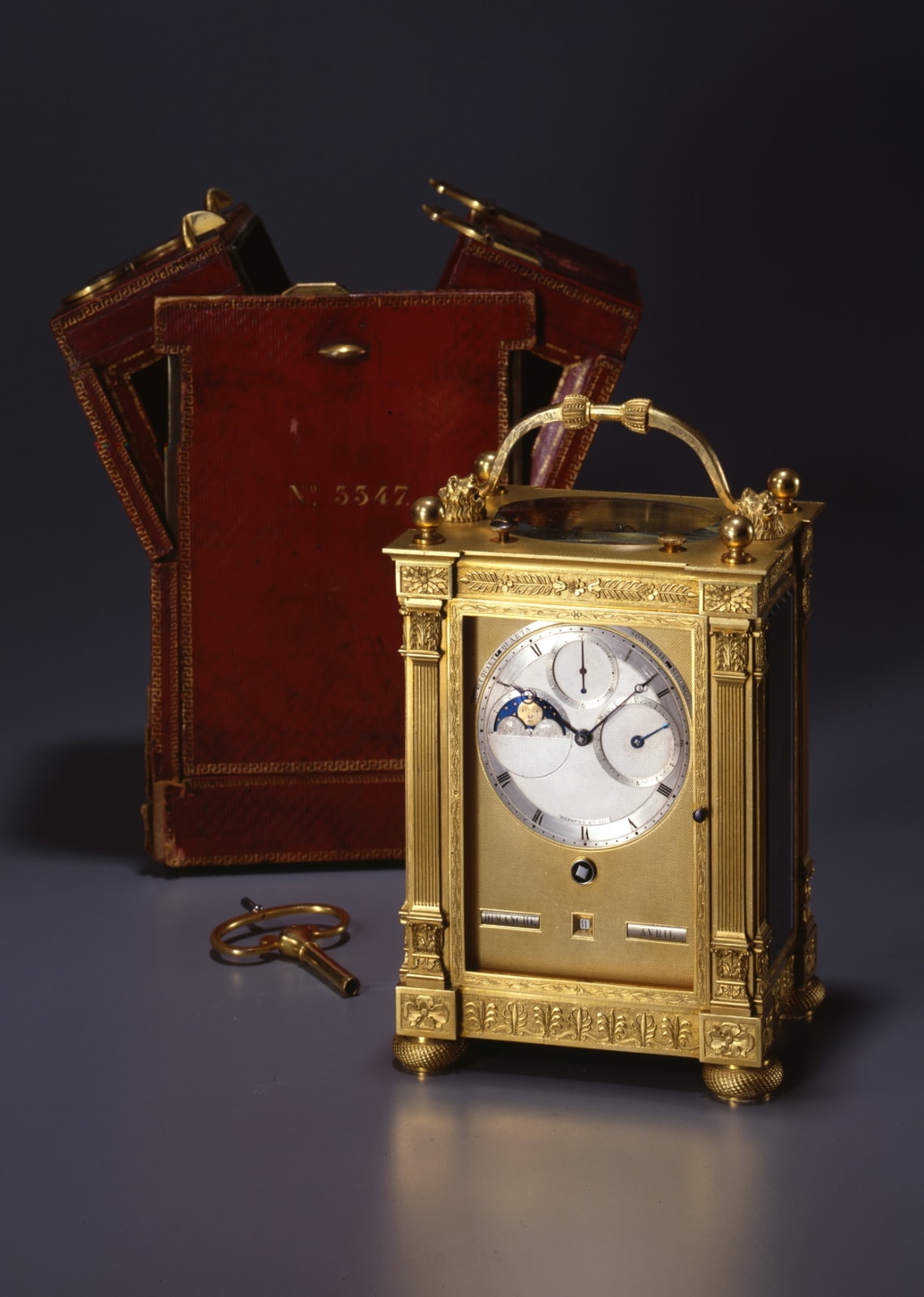 Breguet & Fils, A gilt bronze grande and petite sonnerie striking carriage clock by Breguet et Fils, Paris, date circa 1831