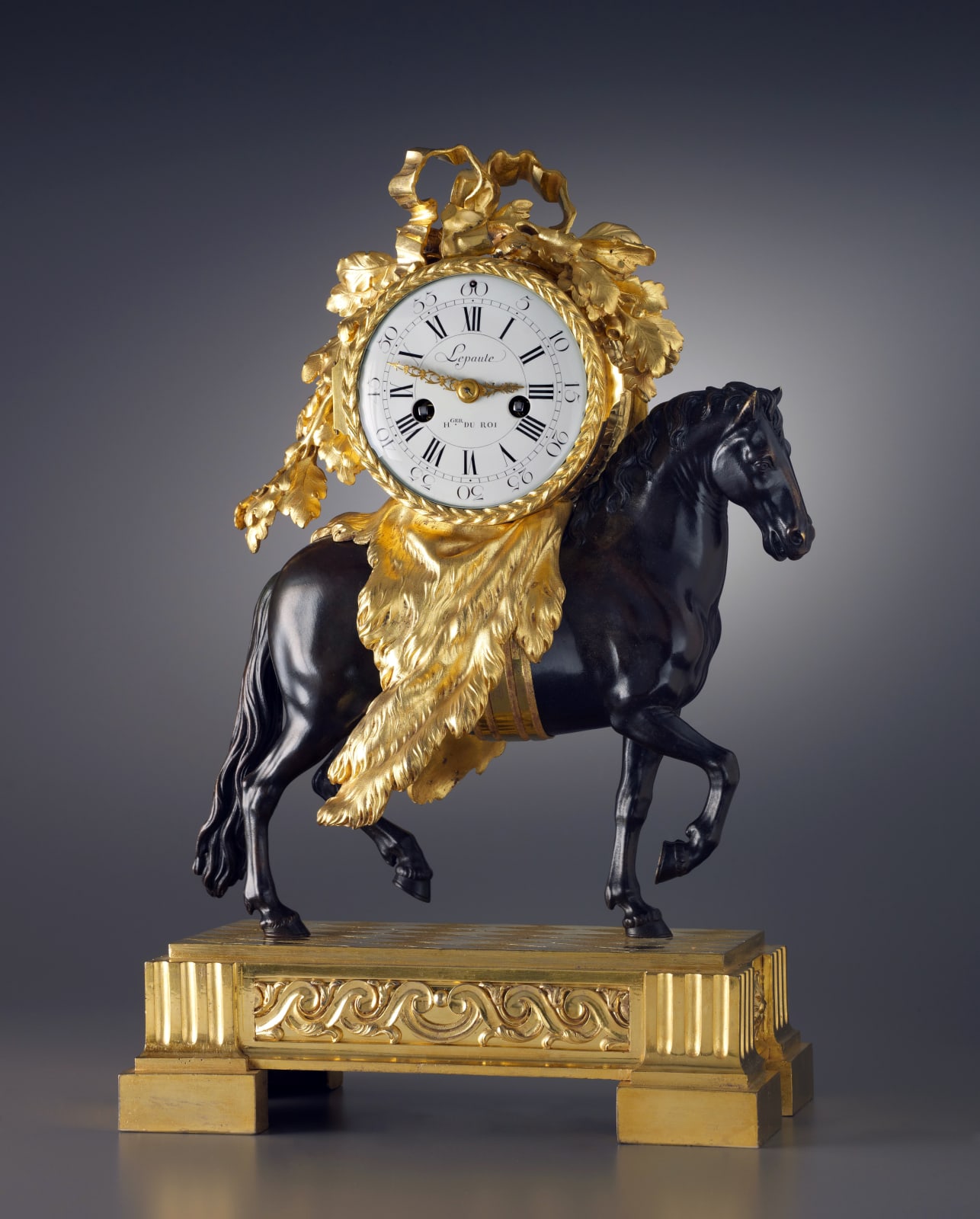 Lepaute, A Louis XVI pendule ‘Au Cheval’ by Lepaute, the case attributed to Fançois Vion, Paris, date circa 1780