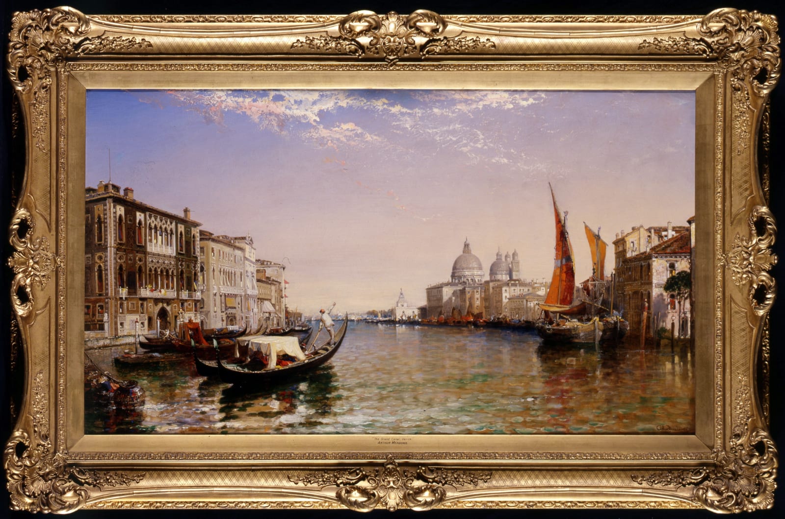 Arthur Joseph Meadows (1843-1907), “The Grand Canal, Venice” by Arthur Joseph Meadows, 1897
