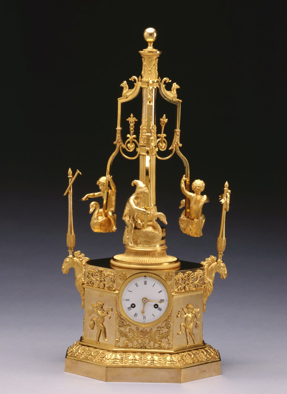 Louis-Jacques Vaillant, A Restauration automaton ‘Pendule au Manège’ by Louis-Jacques Vaillant, Paris, date circa 1815-30