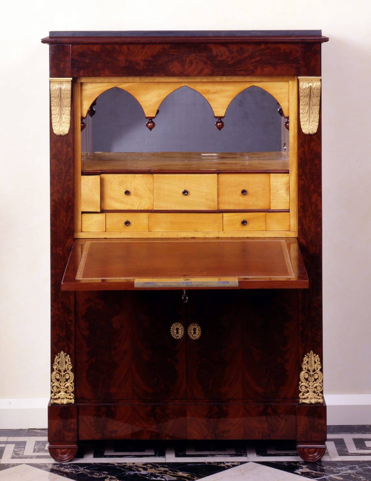 Jean-Jacques Werner (attributed to), An Empire three-drawer commode and matching secrétaire à Abattant attributed to Jean-Jacques Werner, Paris, date circa 1820